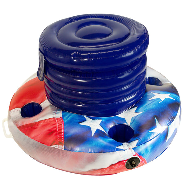 PoolCandy Stars & Stripes Floating Drink Cooler