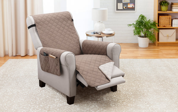 Recliner Furniture Protector Taupe Beige