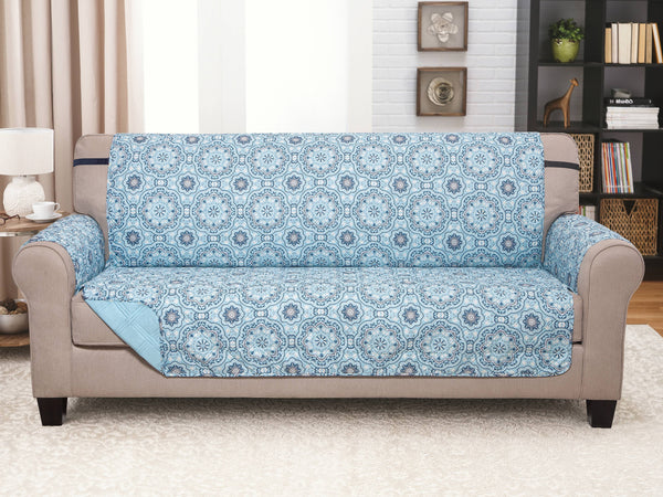 Sofa Furniture Protector Starburst Aqua