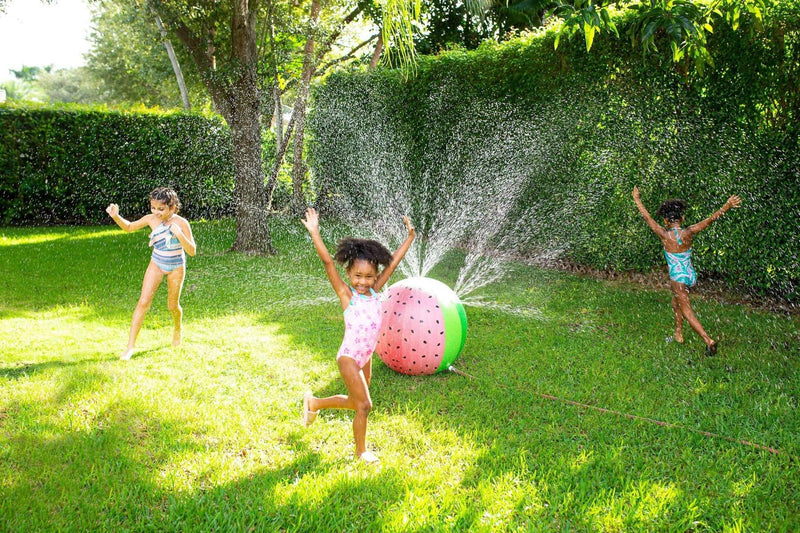 PoolCandy Giant Watermelon Beach Ball Sprinkler