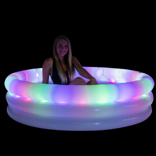 PoolCandy Illuminated LED Sunning Pool 60 x 15"