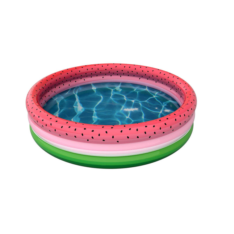 Inflatable Sunning Pool - 60 x 60 x 15 - Watermelon