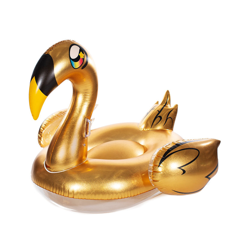 PoolCandy Giant Golden Goose 60" - Includes Golden Egg Beach Ball