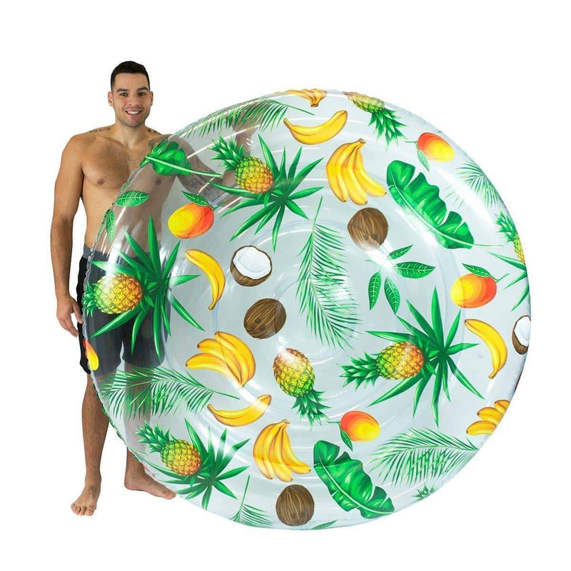 Giant Island 72" - 2 Person Clear Tropical Pattern