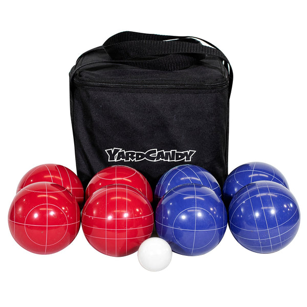 PoolCandy Deluxe Resin Bocce Ball Set with Carry Case