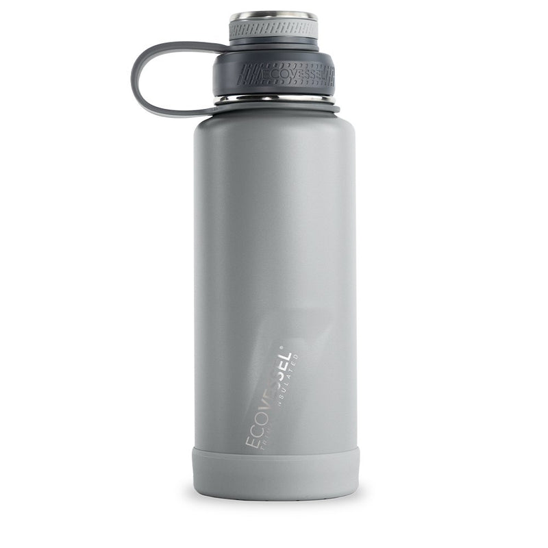 EcoVessel THE BOULDER - Insulated Water Bottle w/ Strainer - 32 oz