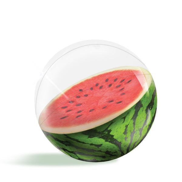 PoolCandy Tropical Fruit 3D Beach Ball - Watermelon 13"