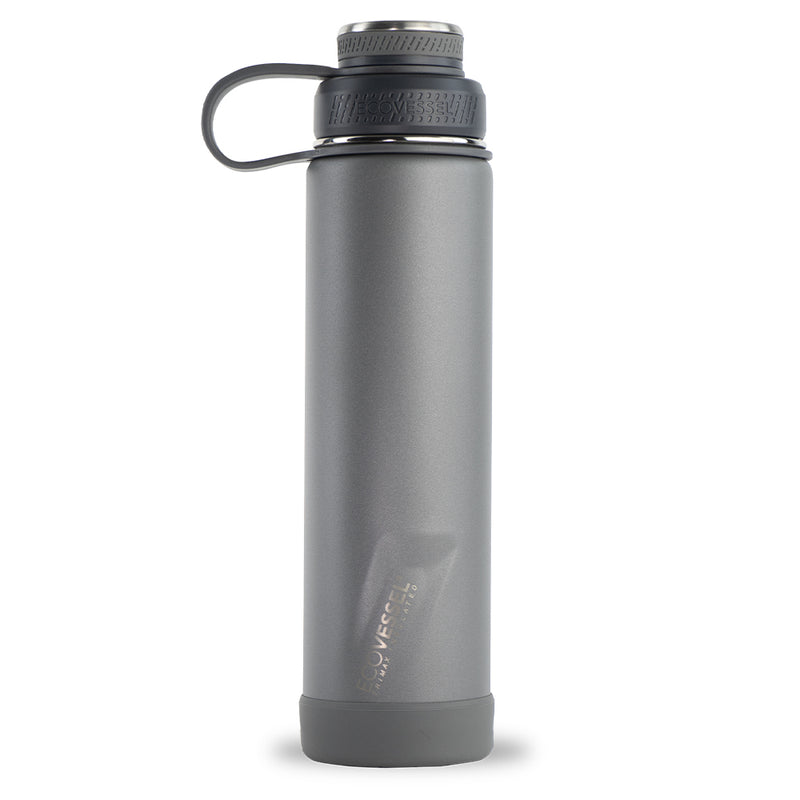 EcoVessel THE BOULDER - Insulated Water Bottle w/ Strainer - 24 oz