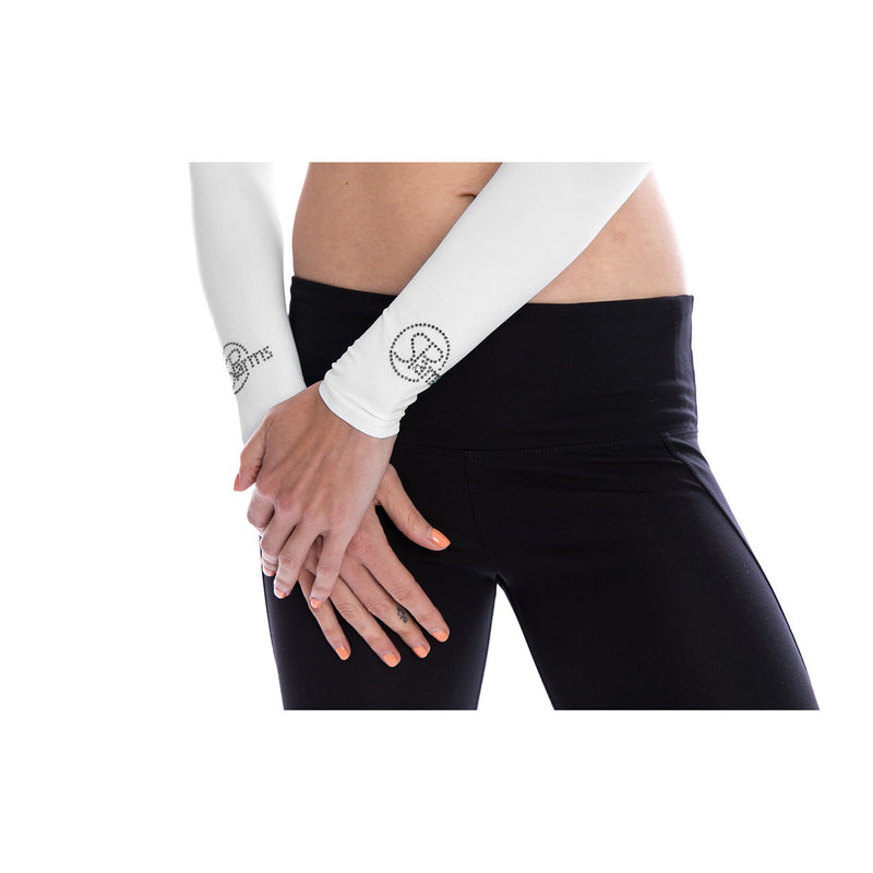 SParms UPF 50+ Shoulder Wrap (UV Sleeves) with Crystal Logo