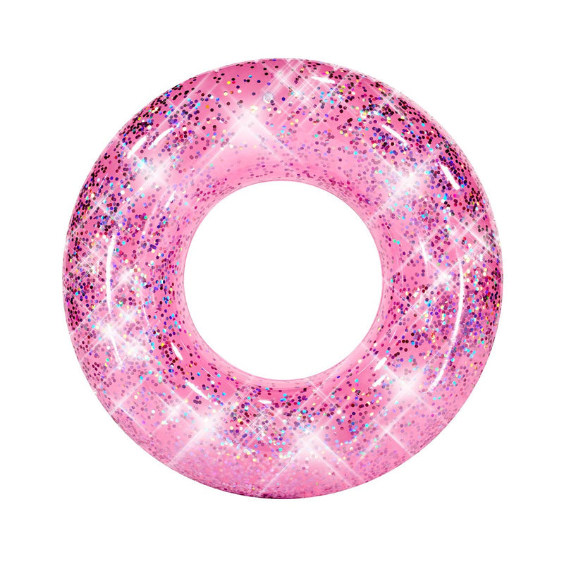 PoolCandy Multi Color Glitter 36" Beach & Pool Tube - Pink