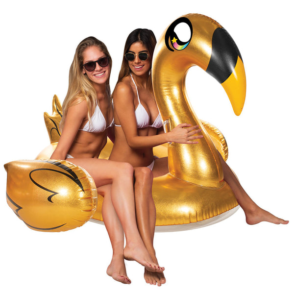 PoolCandy Giant Golden Goose 60" - Includes Golden Egg Beach Ball
