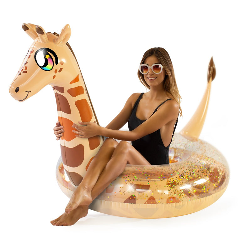 PoolCandy 48" Glitter Giraffe Pool Tube