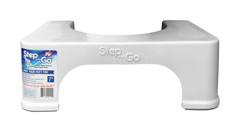 Step and Go 7" Toilet Stool