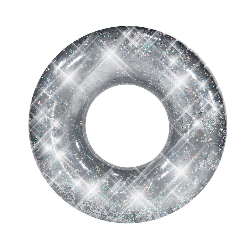 PoolCandy 36" Silver Glitter Pool Tube