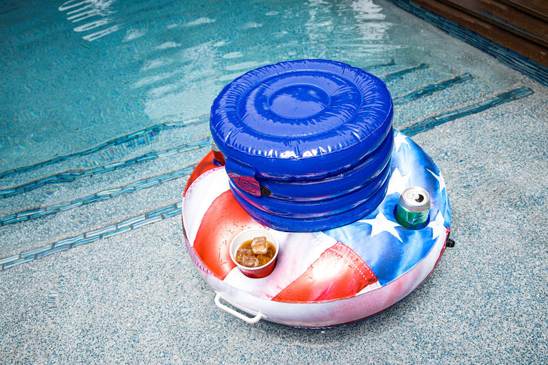 PoolCandy Stars & Stripes Floating Drink Cooler
