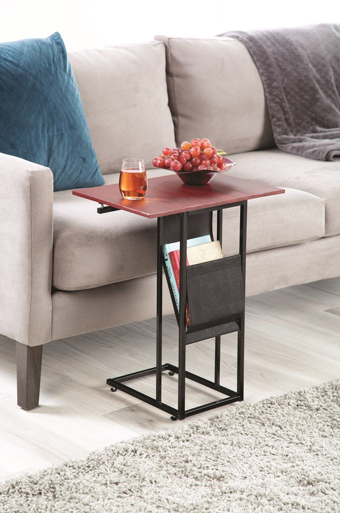 Expanding Top Sofa Table With Pocket