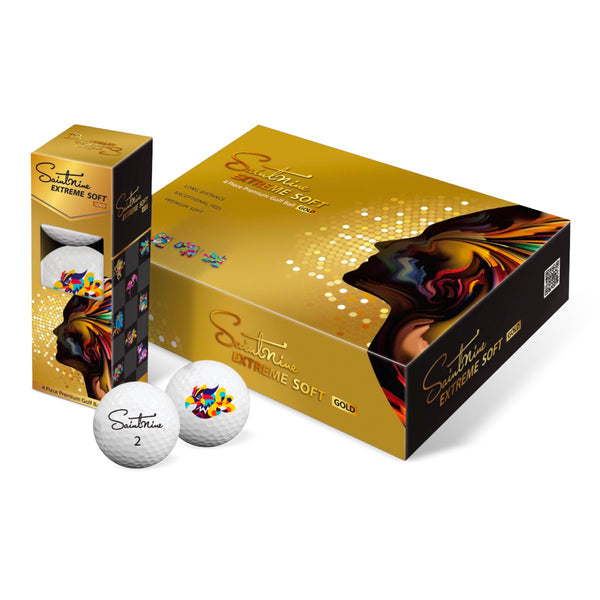 Saintnine Extreme Soft Gold Urethane Golf Balls - White